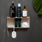 Étagère de douche double
