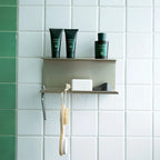 Étagère de douche double