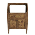 Meuble-lavabo de salle de bain en bois 24 po (lavabo non inclus)