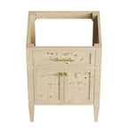 Meuble-lavabo de salle de bain en bois 24 po (lavabo non inclus)