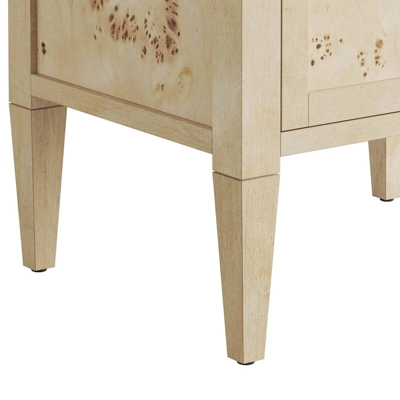 Meuble-lavabo de salle de bain en bois 24 po (lavabo non inclus)