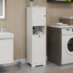 Meuble de tri à linge inclinable à 1 compartiment et 1 porte