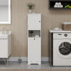 Meuble de tri à linge inclinable à 1 compartiment et 1 porte