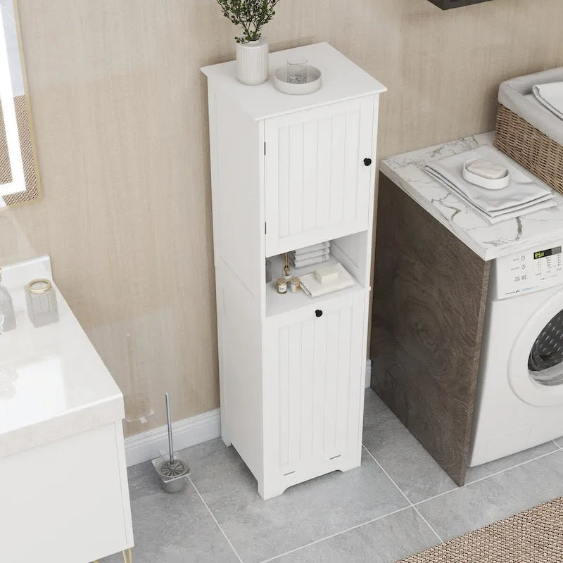 Meuble de tri à linge inclinable à 1 compartiment et 1 porte