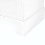 Meuble de rangement de salle de bain avec tiroirs et étagère réglable