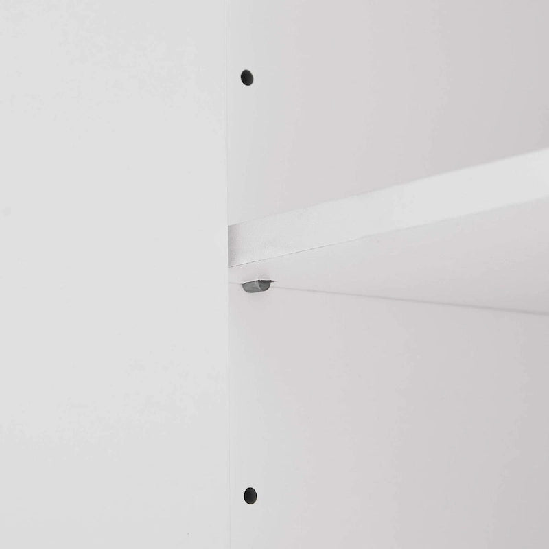 Meuble de rangement de salle de bain avec tiroirs et étagère réglable