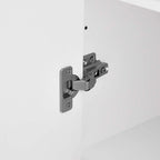 Meuble de rangement de salle de bain avec tiroirs et étagère réglable