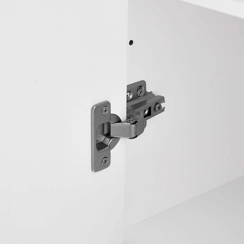 Meuble de rangement de salle de bain avec tiroirs et étagère réglable