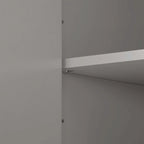 Meuble de rangement de salle de bain avec tiroirs et étagère réglable