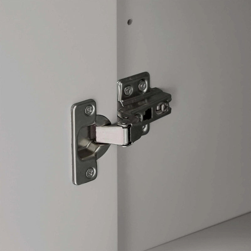 Meuble de rangement de salle de bain avec tiroirs et étagère réglable