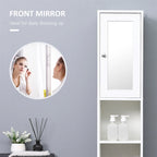 Meuble de rangement haut de salle de bain avec miroir