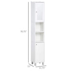 Meuble de rangement haut de salle de bain avec miroir