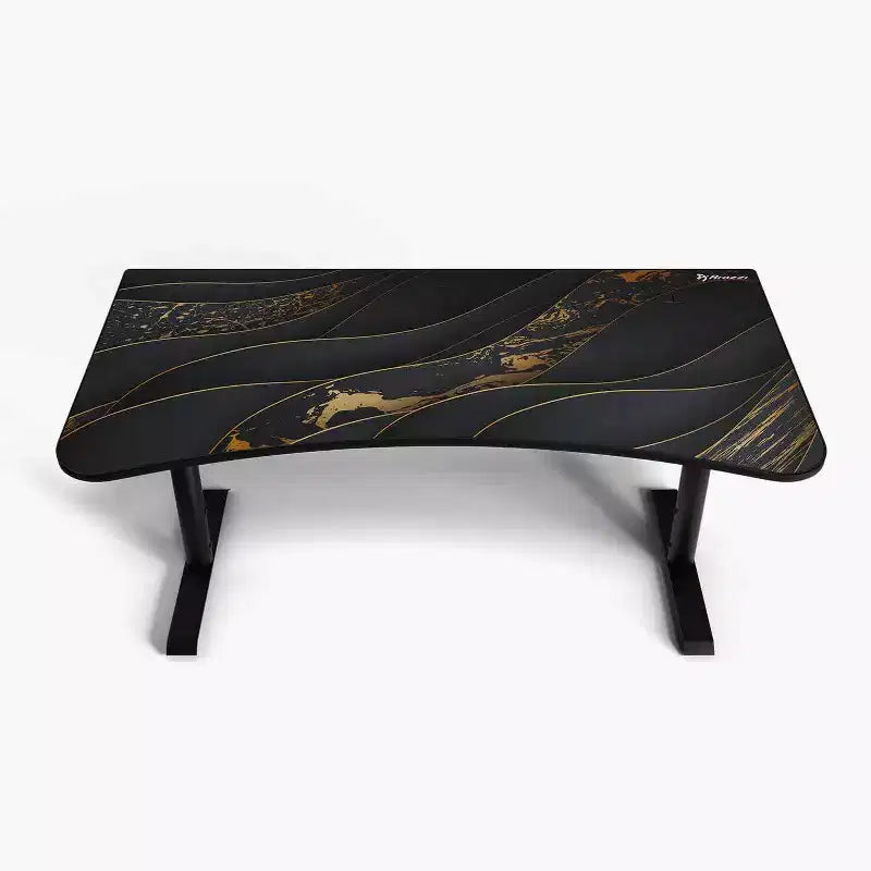 Tapis de souris lavable Arozzi Special Edition Ultrawide Curved Gaming and Office Desk et 3 découpes personnalisées pour support d'écran avec gestion des câbles