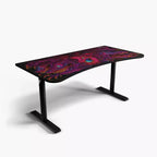 Tapis de souris lavable Arozzi Special Edition Ultrawide Curved Gaming and Office Desk et 3 découpes personnalisées pour support d'écran avec gestion des câbles
