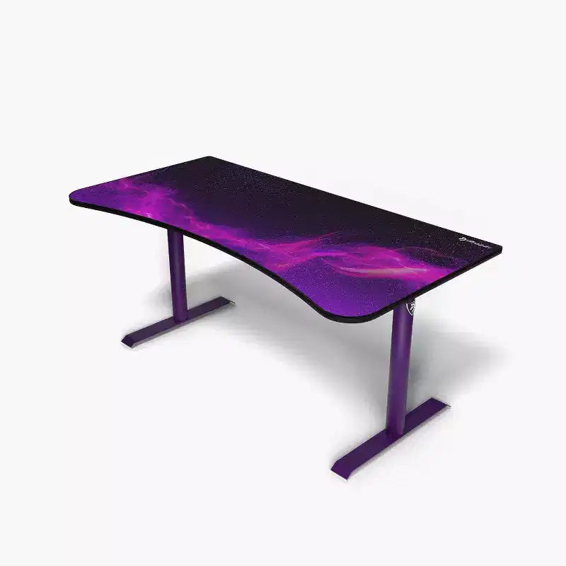 Tapis de souris lavable Arozzi Special Edition Ultrawide Curved Gaming and Office Desk et 3 découpes personnalisées pour support d'écran avec gestion des câbles