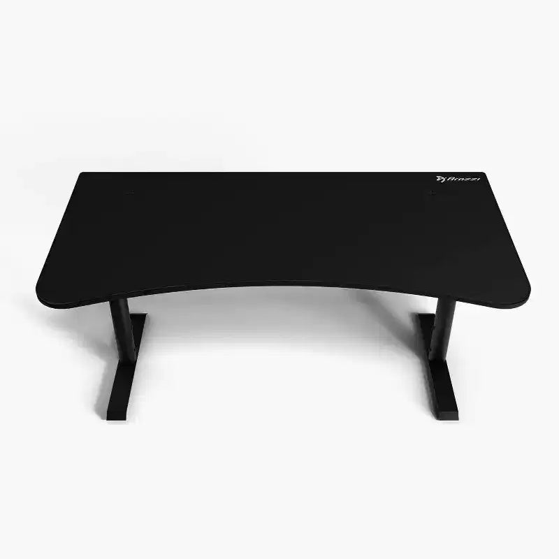 Bureau de jeu et de bureau incurvé ultra-large Arozzi Arena avec tapis de souris lavable et 3 découpes personnalisées pour support d'écran avec gestion des câbles