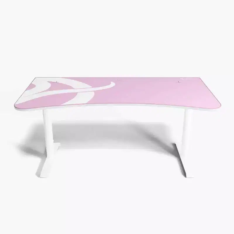 Bureau de jeu et de bureau incurvé ultra-large Arozzi Arena avec tapis de souris lavable et 3 découpes personnalisées pour support d'écran avec gestion des câbles