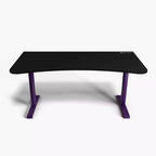 Bureau de jeu et de bureau incurvé ultra-large Arozzi Arena avec tapis de souris lavable et 3 découpes personnalisées pour support d'écran avec gestion des câbles