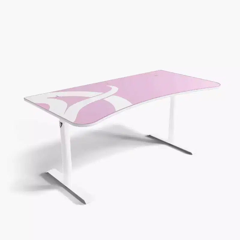 Bureau de jeu et de bureau incurvé ultra-large Arozzi Arena avec tapis de souris lavable et 3 découpes personnalisées pour support d'écran avec gestion des câbles