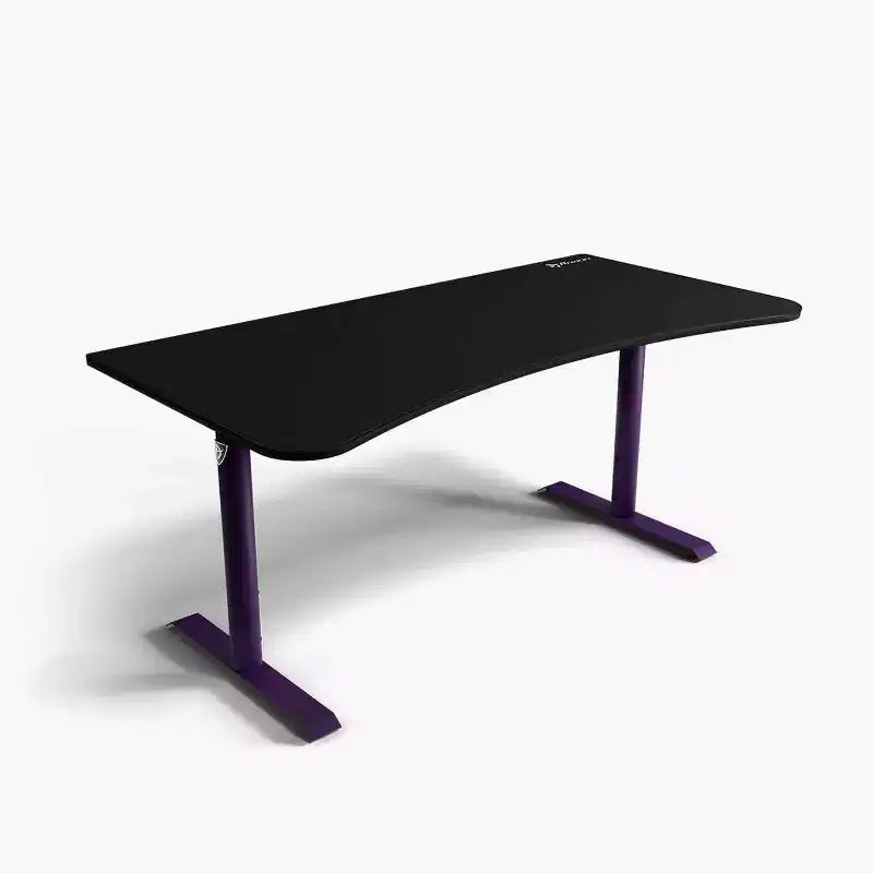 Bureau de jeu et de bureau incurvé ultra-large Arozzi Arena avec tapis de souris lavable et 3 découpes personnalisées pour support d'écran avec gestion des câbles