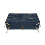 Commode moderne à 6 tiroirs, commode moderne avec poignées métalliques, commode de rangement, organisateurs de tiroirs de commode larges