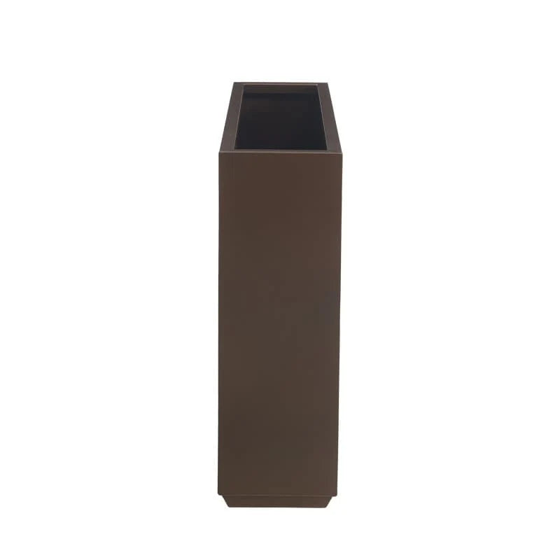 Jardinière métallique robuste pour plantes d'extérieur, 38 po L x 10 po l x 30 po H, jardinière-diviseur en métal, longue et haute - 38x30x10