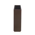 Jardinière métallique robuste pour plantes d'extérieur, 38 po L x 10 po l x 30 po H, jardinière-diviseur en métal, longue et haute - 38x30x10