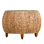 Table basse ronde Terraza en jacinthe d'eau SEI Furniture