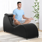 Mixoy Chaise de Yoga d'intérieur, Chaise longue de yoga incurvée pour adultes, étirements, exercices, relaxation