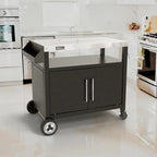 Table de préparation et desserte de cuisine mobile Royal Gourmet avec rangement