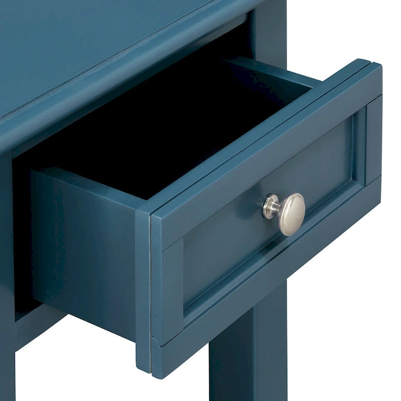 Table d'appoint à 1 tiroir Zayden avec station de charge par iNSPIRE Q Bold