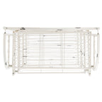 SAFAVIEH Bryn Étagère de boulanger d'extérieur victorienne en fer forgé à 4 niveaux - 63,5 cm l x 38,1 cm P x 160 cm H - 25L x 15P x 63H