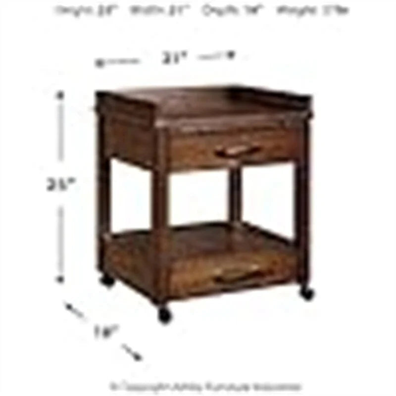Meuble de rangement pour imprimante de bureau industriel - 61 P x 56 L x 58 H cm