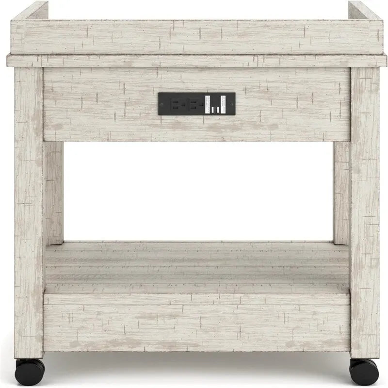 Meuble de rangement pour imprimante de bureau industriel - 61 P x 56 L x 58 H cm