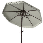 Parasol déporté double toit 274 cm avec cantonnière Kjerstin SAFAVIEH Outdoor