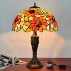 Lampe de table à dôme en verre inoxydable vintage 2 lumières HomeyFad