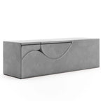 Avana Kami Chaise convertible / Yoga & Massage - Pouf 2 en 1 avec chaise longue de yoga escamotable, Microvelours - N/A