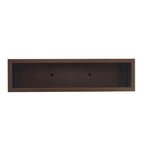 Jardinière métallique robuste pour plantes d'extérieur, 38 po L x 10 po l x 30 po H, jardinière-diviseur en métal, longue et haute - 38x30x10