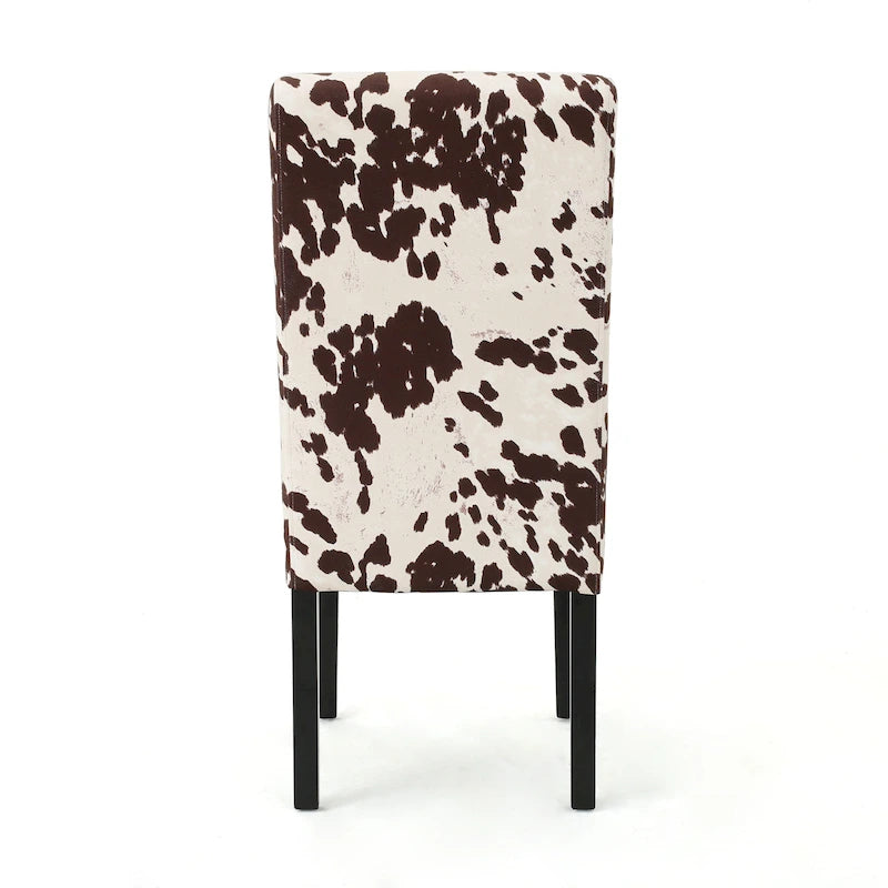 Chaises de salle à manger tapissées à motifs Pertica (lot de 4) par Christopher Knight Home