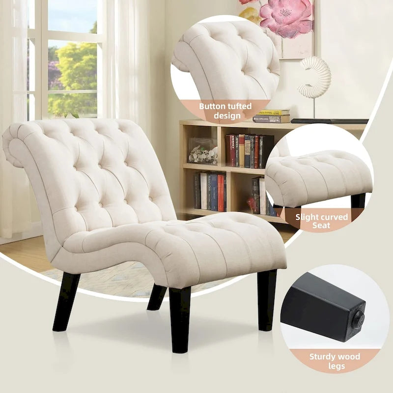 Fauteuils d'appoint (Lot de 2), Chaises de salon