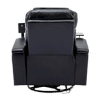Fauteuil inclinable motorisé de cinéma maison multifonctionnel pivotant à 270°