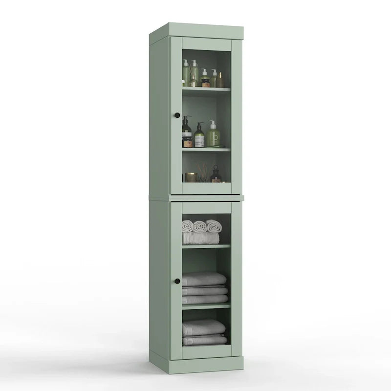 Meuble sous-vasque 100 % bois massif 42 cm avec portes en option par Palace Imports